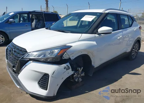 2021 Nissan Kicks Sv Xtronic Cvt from USA, damaged, VIN 3N1CP5CV9ML562214